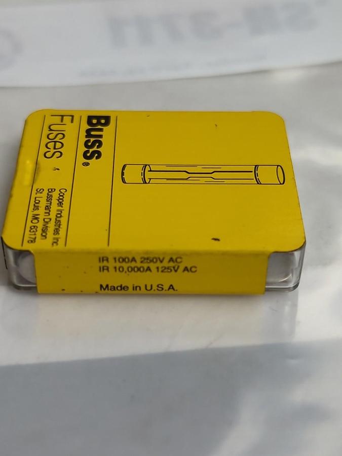 COOPER BUSSMANN,MDL2,FUSE PACK OF 5 PCS NOS