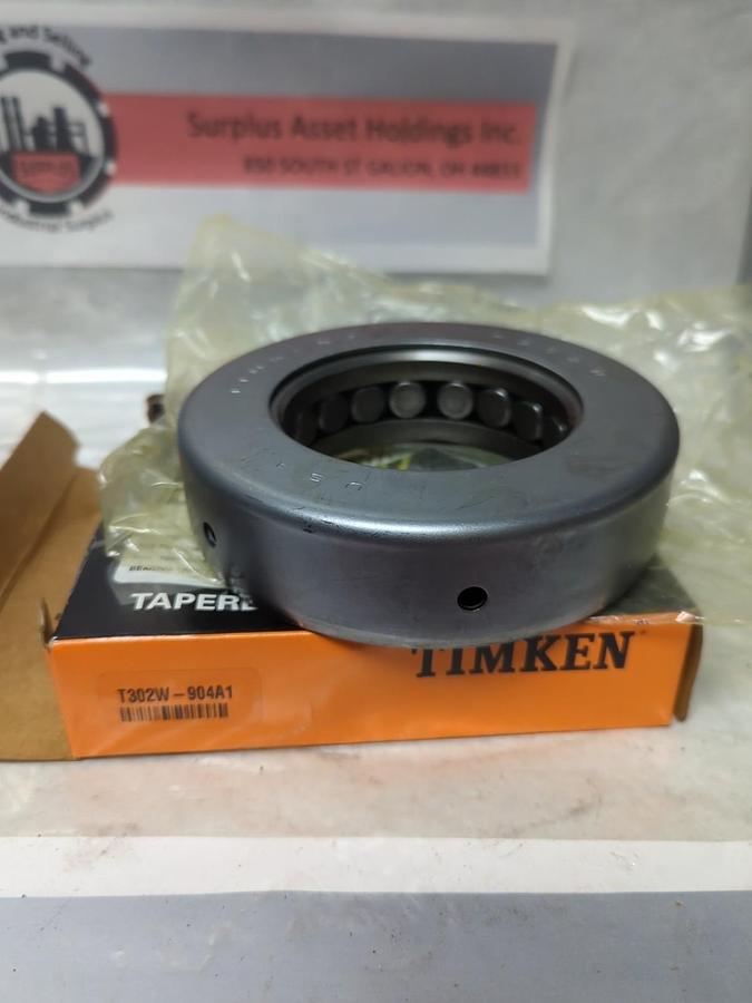 TIMKEN,T302W-904A1,THRUST BALL BEARING 3 INCH BORE 1-3/8 INCH WIDE 5-1/4 INCH OD