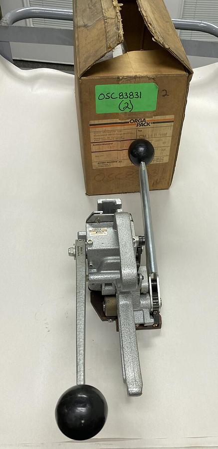 Used Orga Pack,CM 14 D/HM 1/2 INCH, Steel Strapping Tool NOS