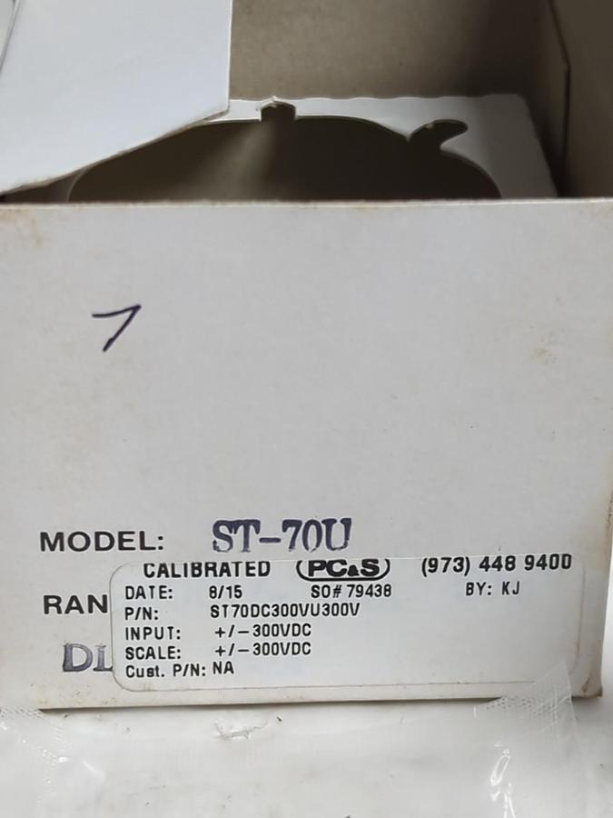 PC.S,ST70DC300MVU300ADC,PRESSURE GAUGE -300-300 DC AMPERES NOS