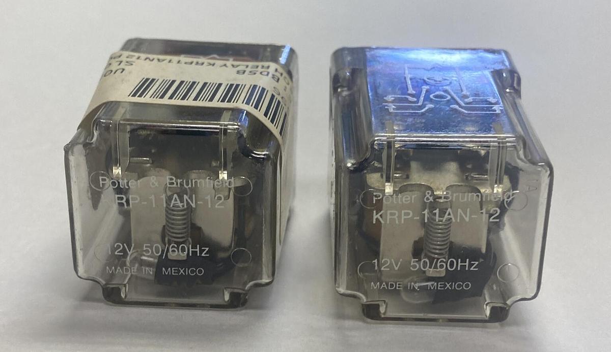 POTTER & BRUMFIELD,KRP-11AN-12,RELAY LOT OF 2 NOS