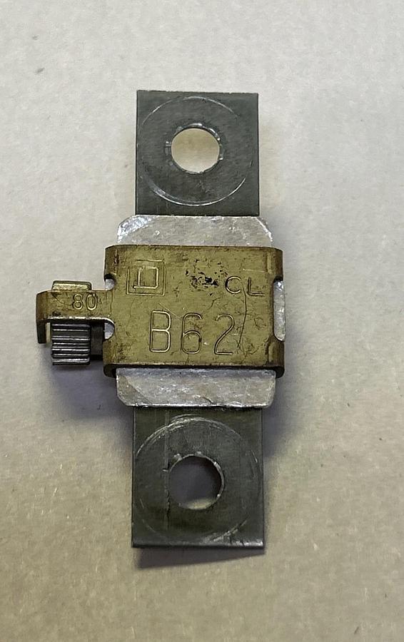 Used SQUARE D,B62,THERMAL OVERLOAD HEATER ELEMENT LOT OF 3
