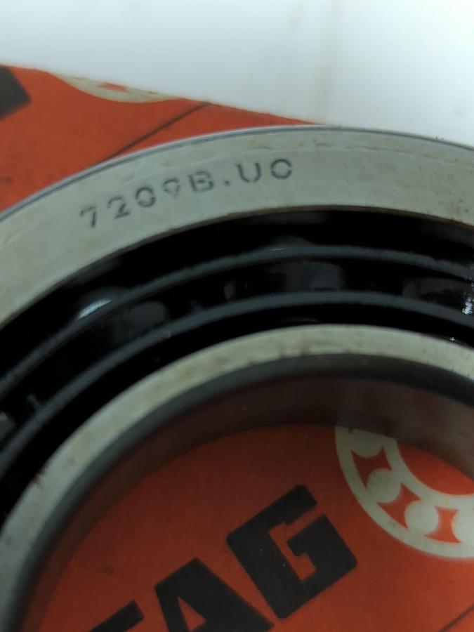 FAG,7209-B-TVP-UO,SINGLE ROW ANGULAR CONTACT BEARING NOS