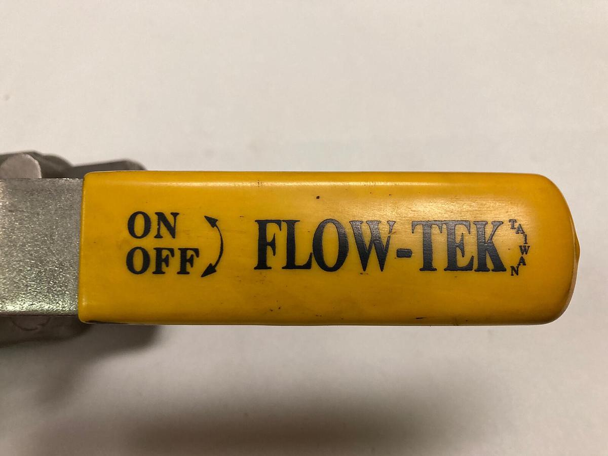 Used Flow-Tek,S-80 CF 8M,1 1/4 INCH Lockable Stainless Steel Ball Valve 1000 WOG