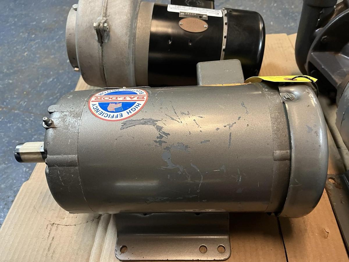 Used BALDOR,M3611T,MOTOR 3HP 1725RPM 3PH 182T
