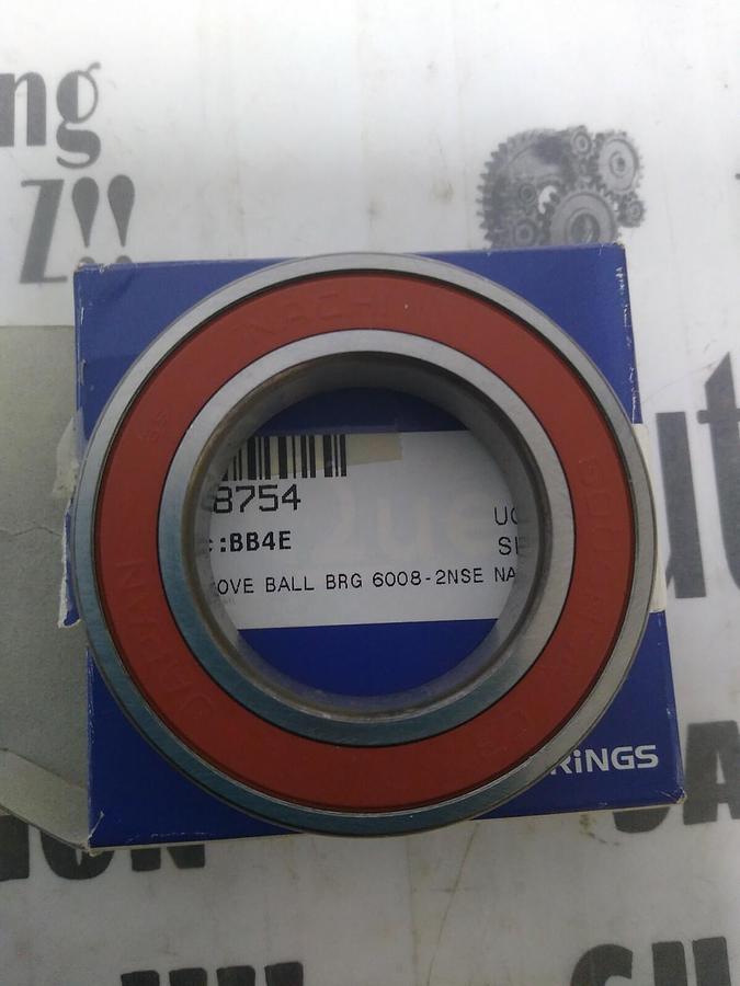 NACHI,6008-2NSE9,RUBBER SEALED BALL BEARING NOS