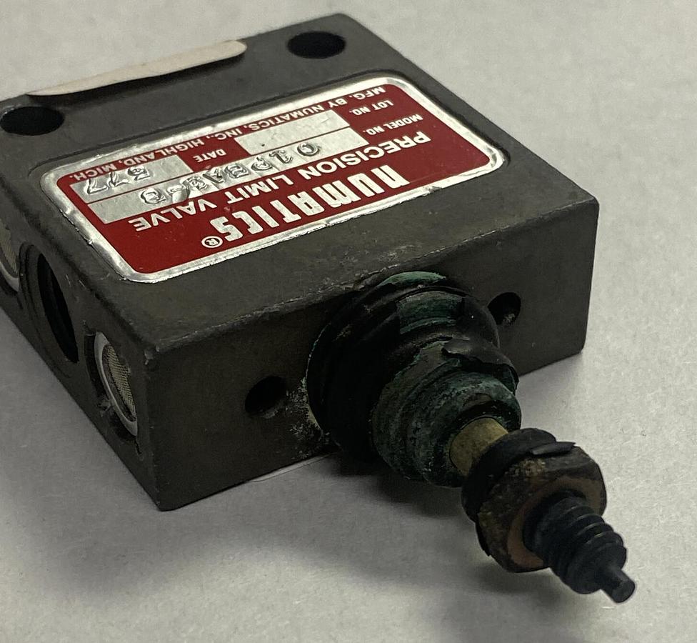 Used NUMATICS,01PBA3-B,PRECISION LIMIT VALVE
