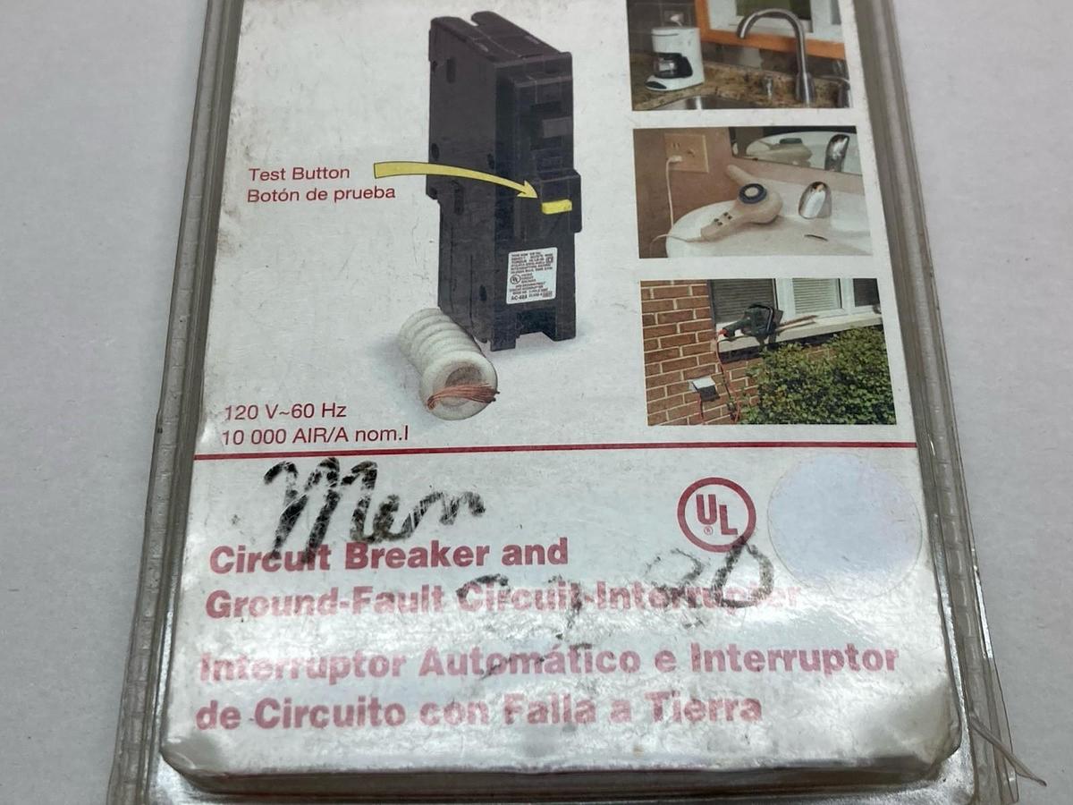 Square D,HOM120GFI,Circuit Breaker 120V 20A