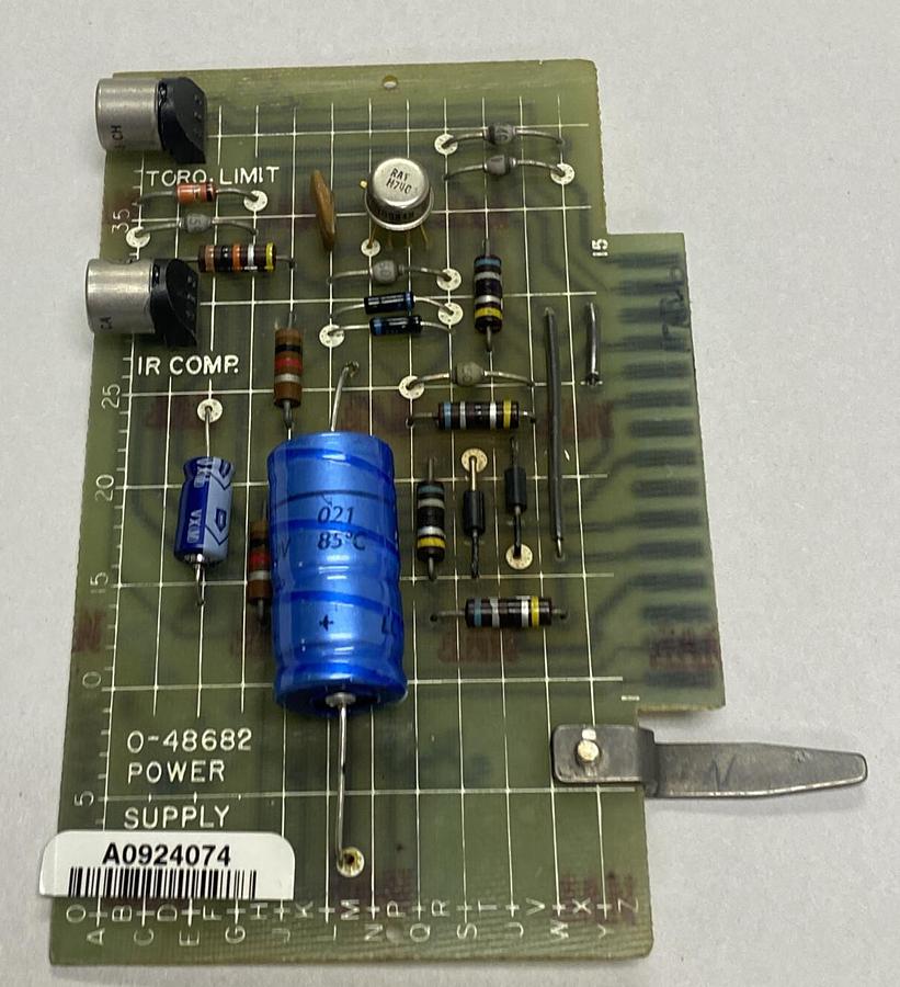 Used RELIANCE,0-48682,POWER SUPPLY BOARD