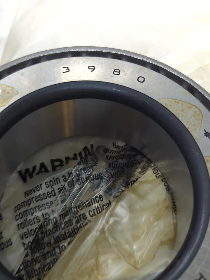 TIMKEN,3980,ROLLER BEARING CONE NOS