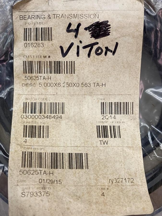 Bearing & Transmission,5.000x6.250x0.563 TA-H,Sleeve LOT OF 4