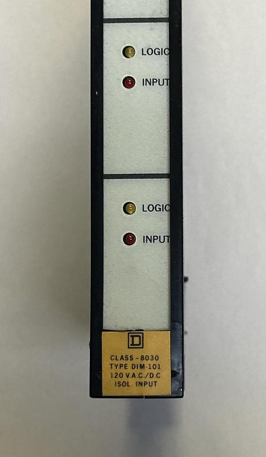 Used SQUARE D,8030-DIM-101,DELUXE INPUT MODULE