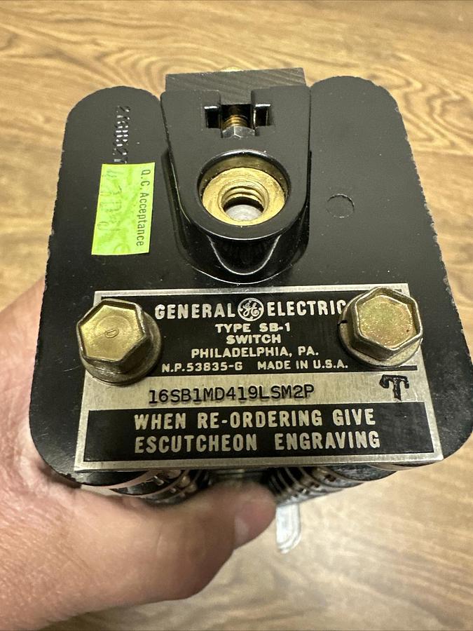 GE,16SB1MD419LSM2P,Rotary Cam Switch