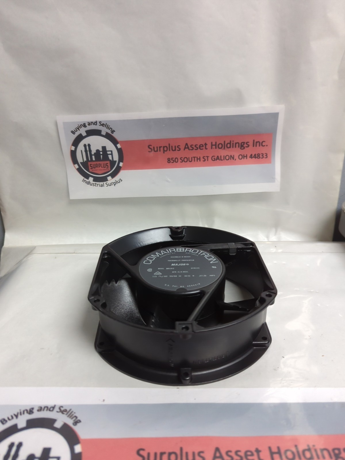 Used COMAIR ROTRON,MR2B3,MAJOR COOLING FAN 115V 50/60HZ PRE-OWNED