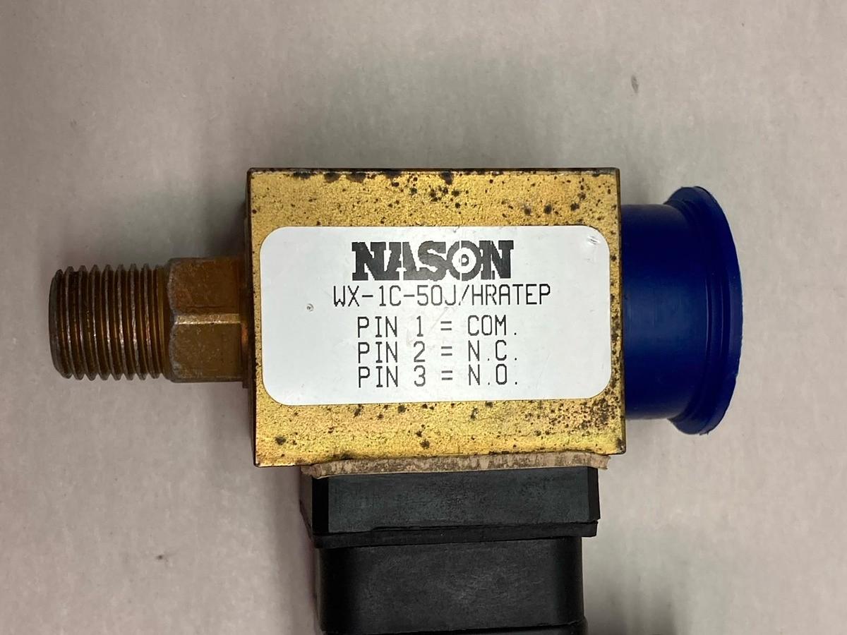 Used Nason,WX-1C-50J/HRATEP,High Pressure Switch