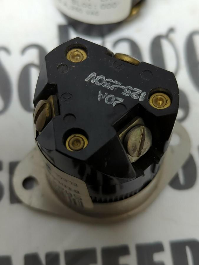 HART-LOCK,4585,RECEPTACLE 15 AMP LOT OF 4 NOS