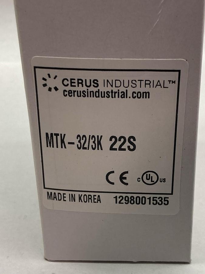 Cerus Industrial,MTK-32/3K 22S,Thermal Overload Relay 50/60Hz