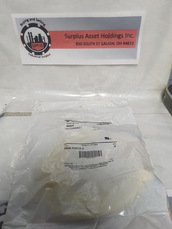ALLEN BRADLEY,889R-R3ECA-2,QD CORDSET SERIES B 3-PIN NOS