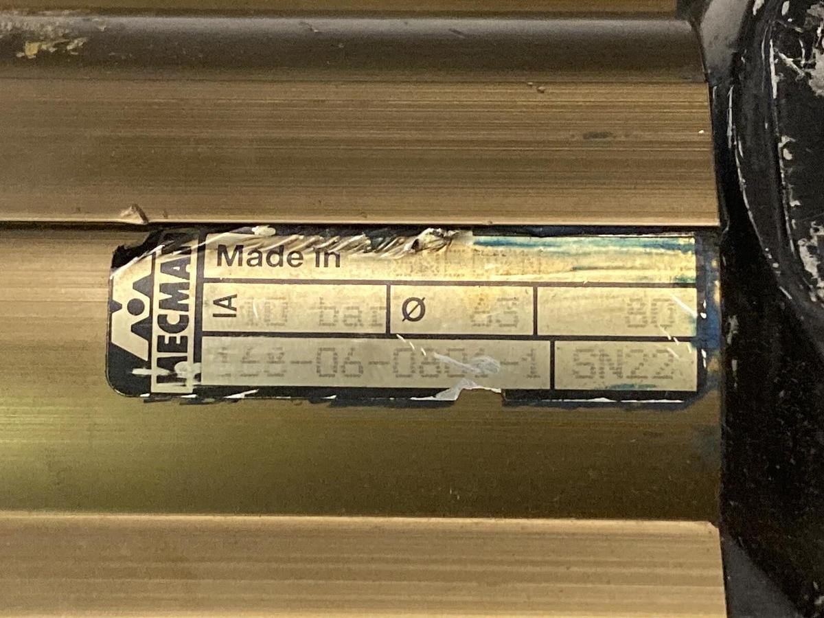 Used Mecman Pneumatik,168-06-0801-1, Pneumatic Air Cylinder Max