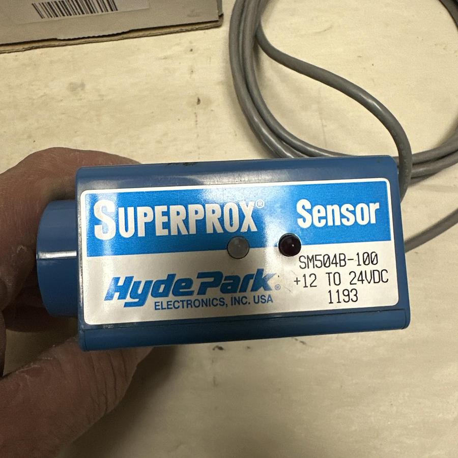 Used Hyde Park Superprox,SM504B-100,Ultrasonic Proximity Sensor