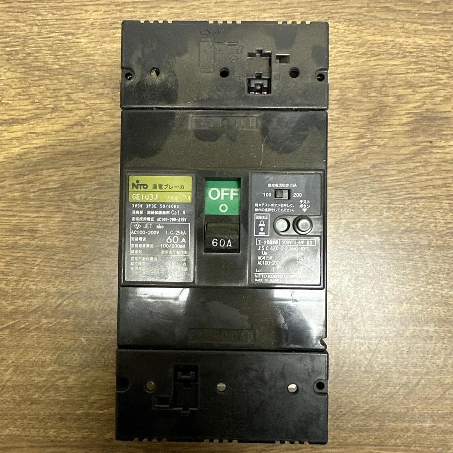 Used NITO,GEI03J Breaker,60 Amp Breaker