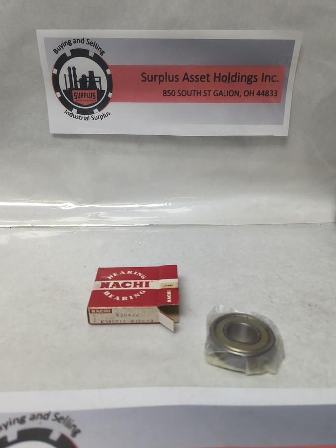 NACHI,6204ZZ,DEEP GROOVE BALL BEARING NOS