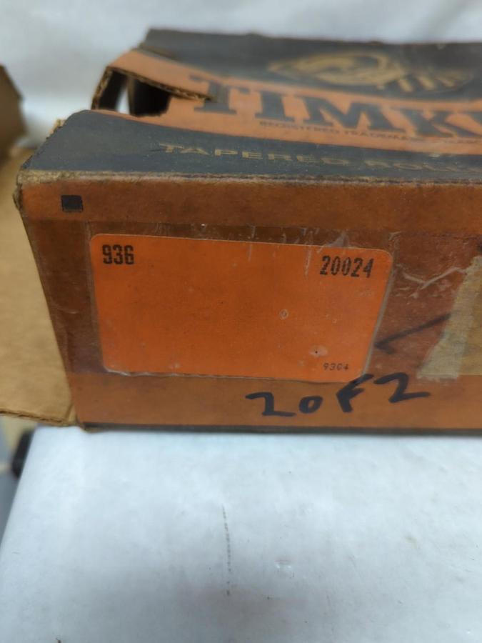 TIMKEN,936-20024,ROLLER BEARING CONE NOS