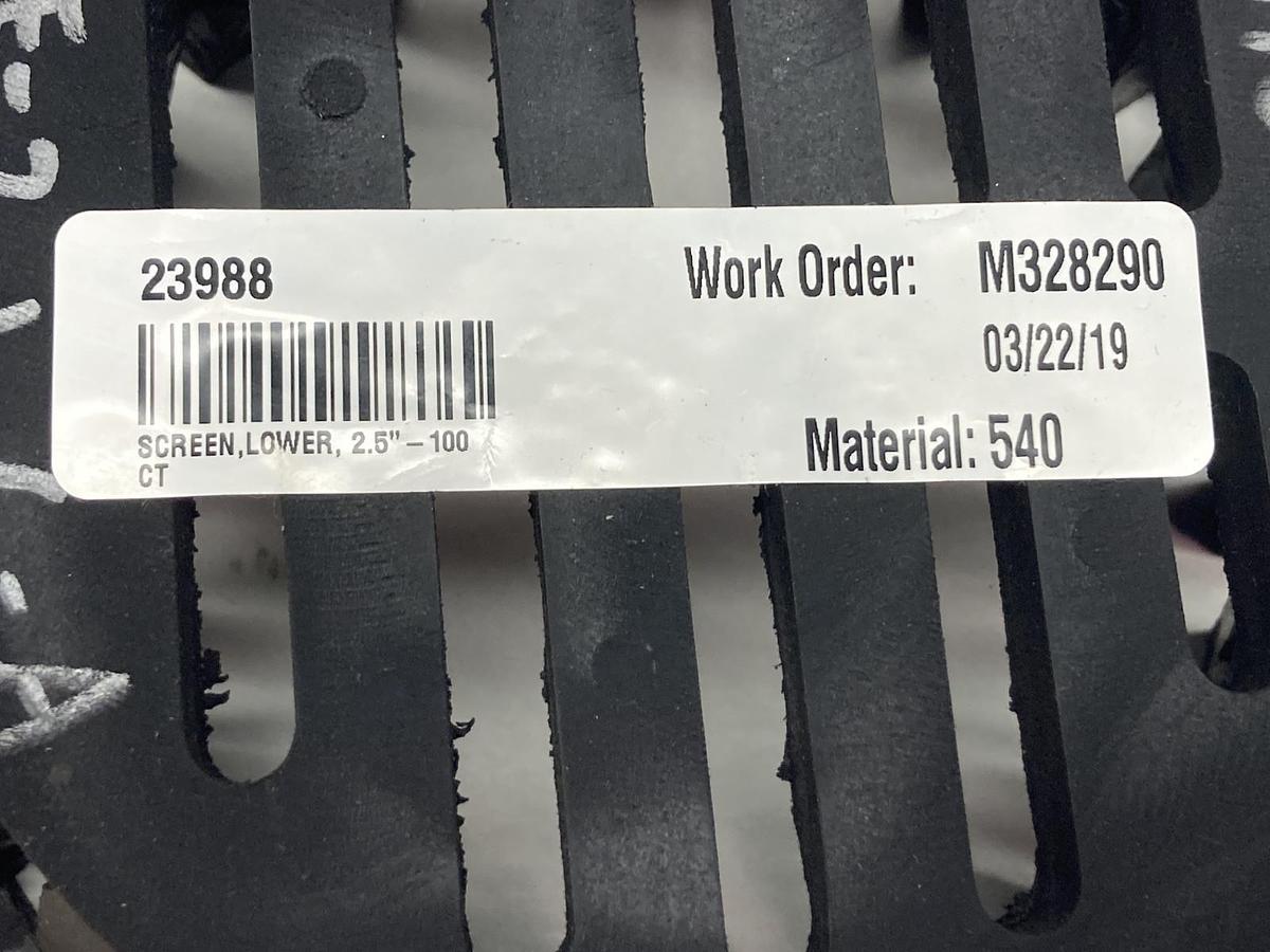 Used Rogers Industrial Equipment,23988,Replacement Lower Screen