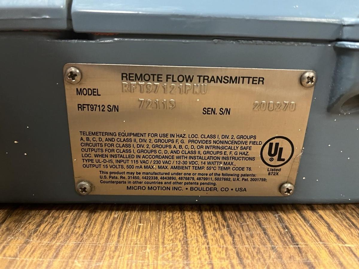 Used ROSEMOUNT,RFT97121PNU,REMOTE FLOW TRANSMITTER