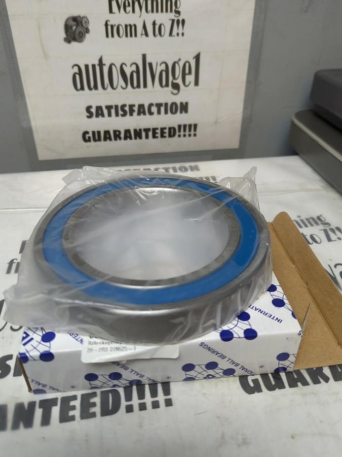 IBB,S6020-2RS,FOOD GRADE ROLLER BEARING 100 ID  150MM OD  NOS
