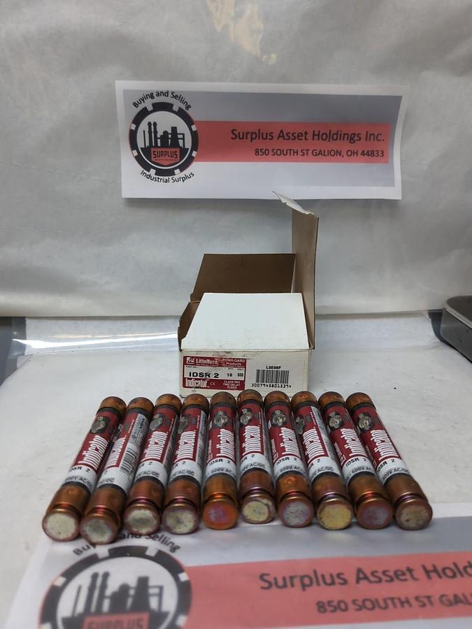 LITTELFUSE,IDSR-2,POWR-GARD 2 AMP FUSES BOX OF 10 NOS