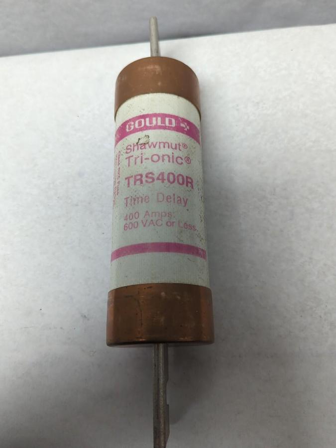 GOULD SHAWMUT,TRS400R,TRI-ONIC 400 AMP FUSE NOS