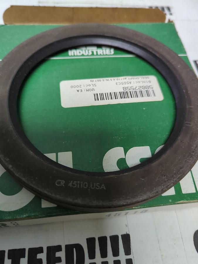 CHICAGO RAWHIDE SKF,45110,OIL SEAL 4.5IN  X 6.007 IN NOS