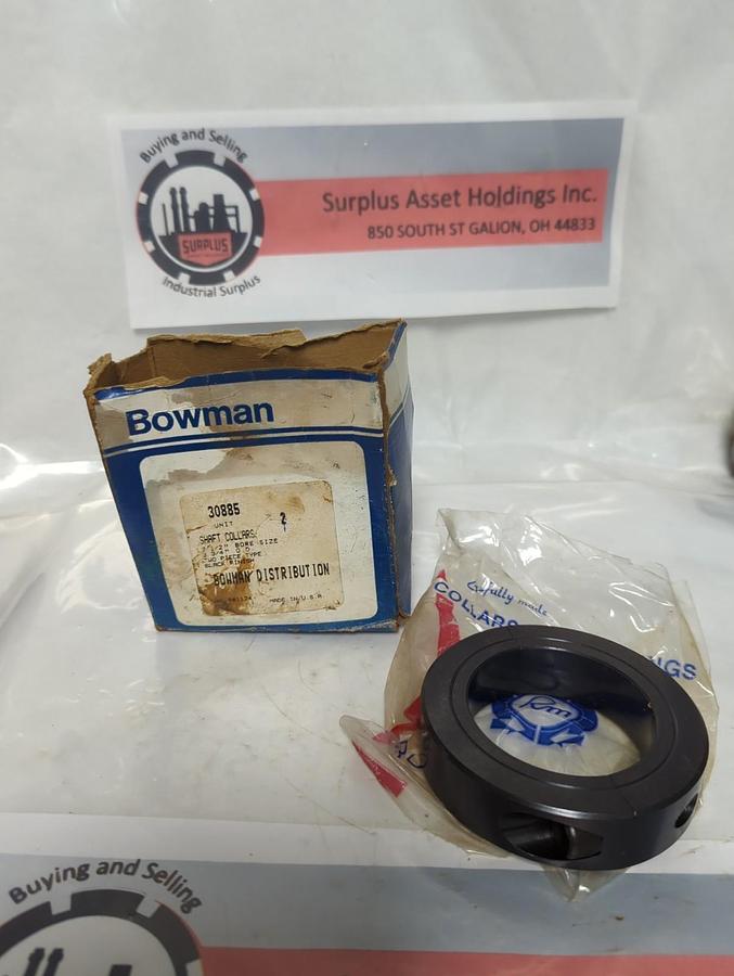 BOWMAN,30885,SHAFT COLLAR 2-1/2 INCH BORE 3-3/4 INCH OD NOS