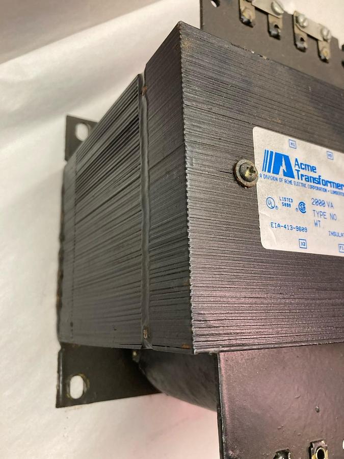 Used Acme Transformer,TA-2-81219,Control Transformer 2kVA hv 240/480v lv 110-120v