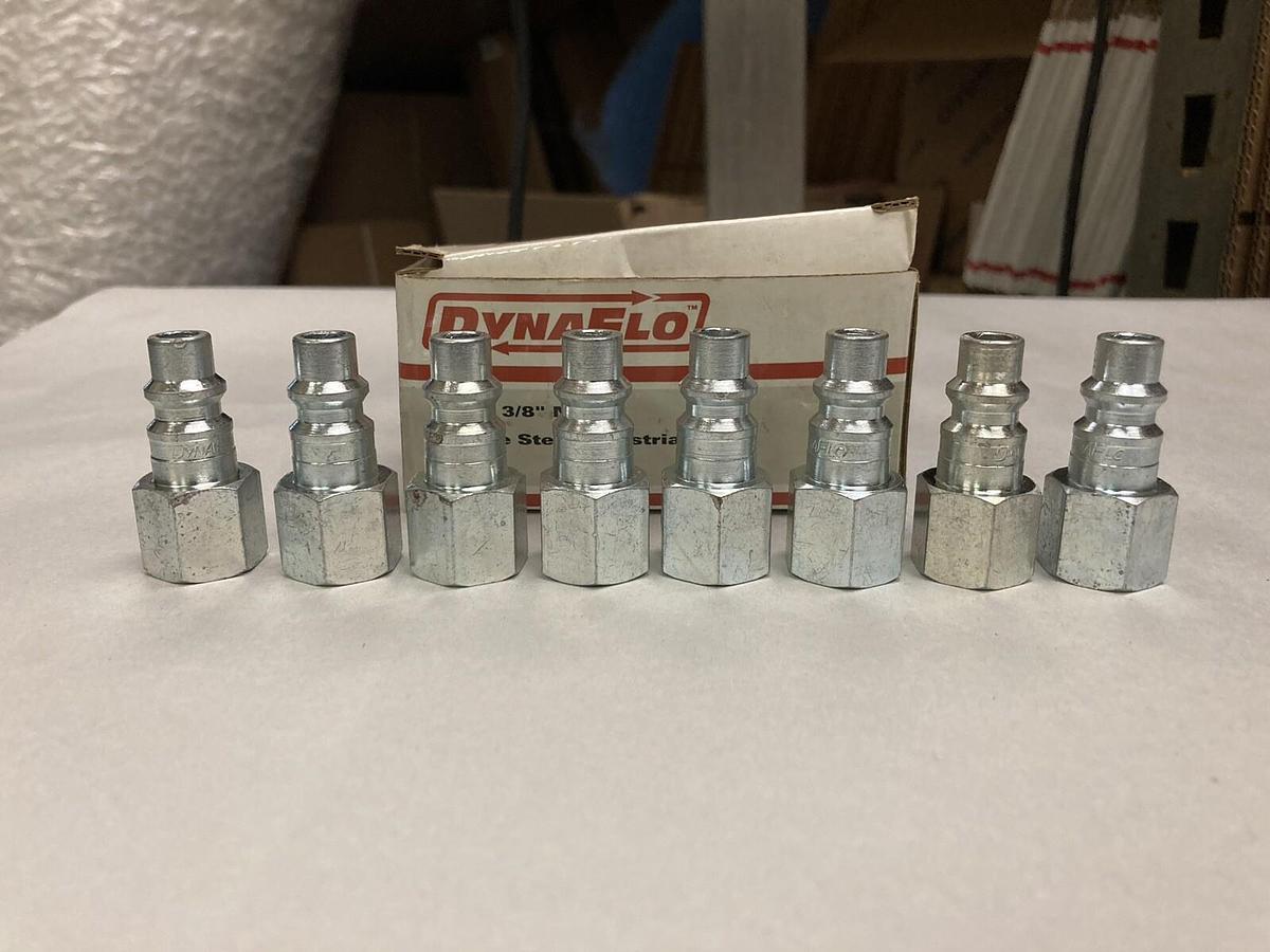 Dynaflo,3/8 INCH x 3/8 INCH,NPT Female Steel Industrial Plug Lot of 8
