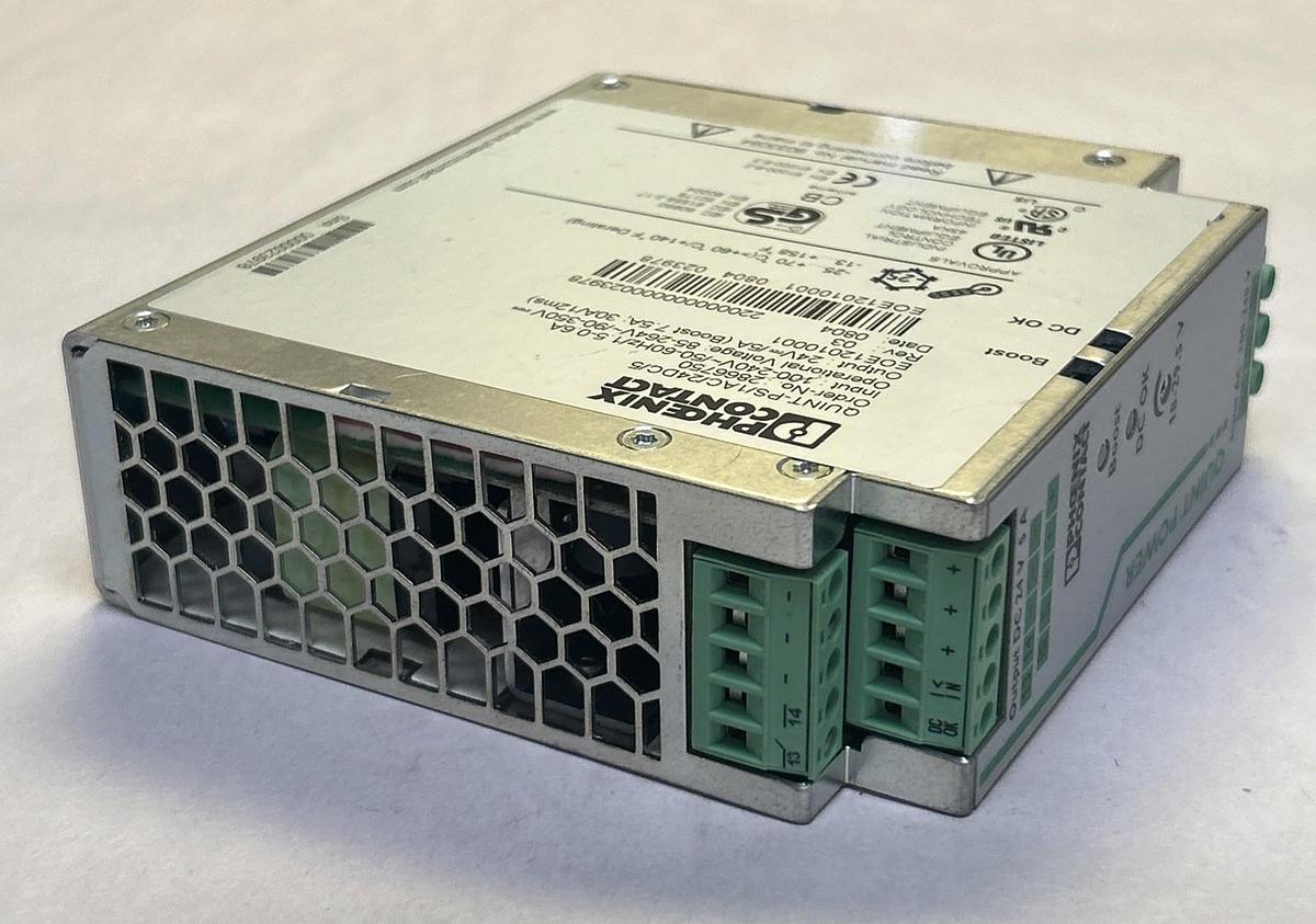 Used PHOENIX CONTACT,QUINT-PS/1AC/24DC/5,POWER SUPPLY