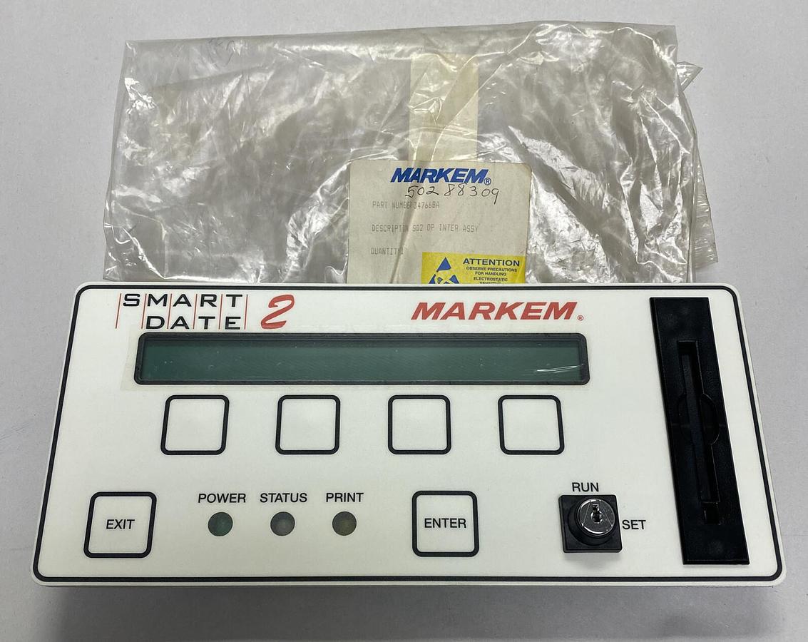 MARKEM,34766BA,SMART DATE 2 OPERATOR INTERFACE PANEL NEW
