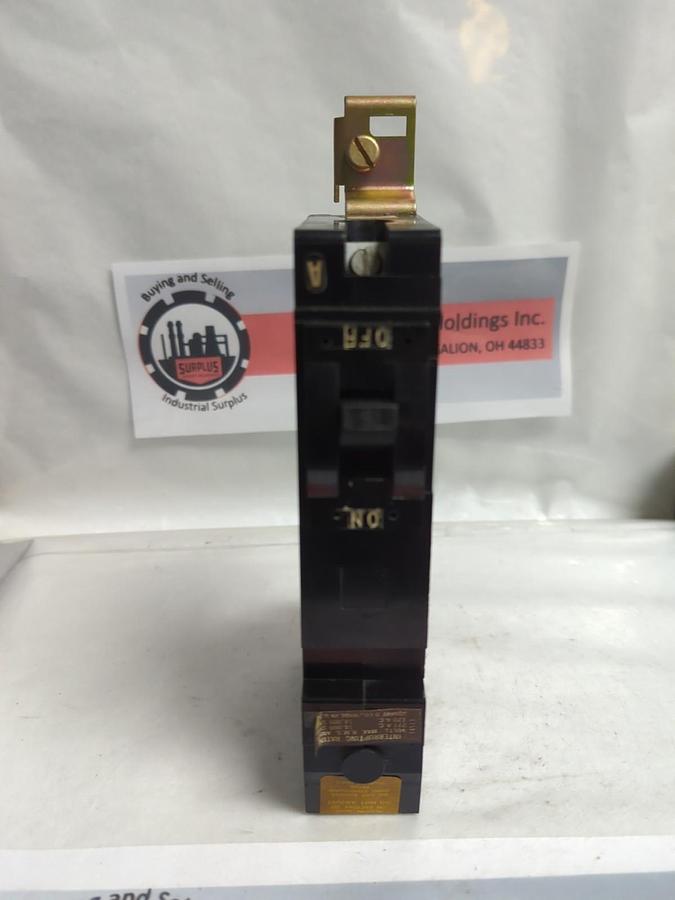 Used SQUARE D,FY-14015-A,CIRCUIT BREAKER I-LINE 1-POLE 15 AMP 277VAC 15A 1-POLE