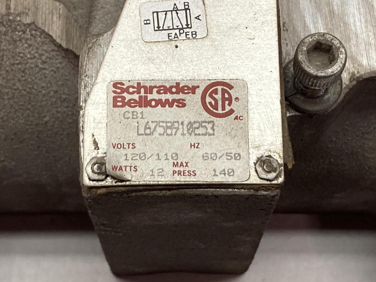 Schrader Bellows,L6758910253,120V Air Control Pilot Valve