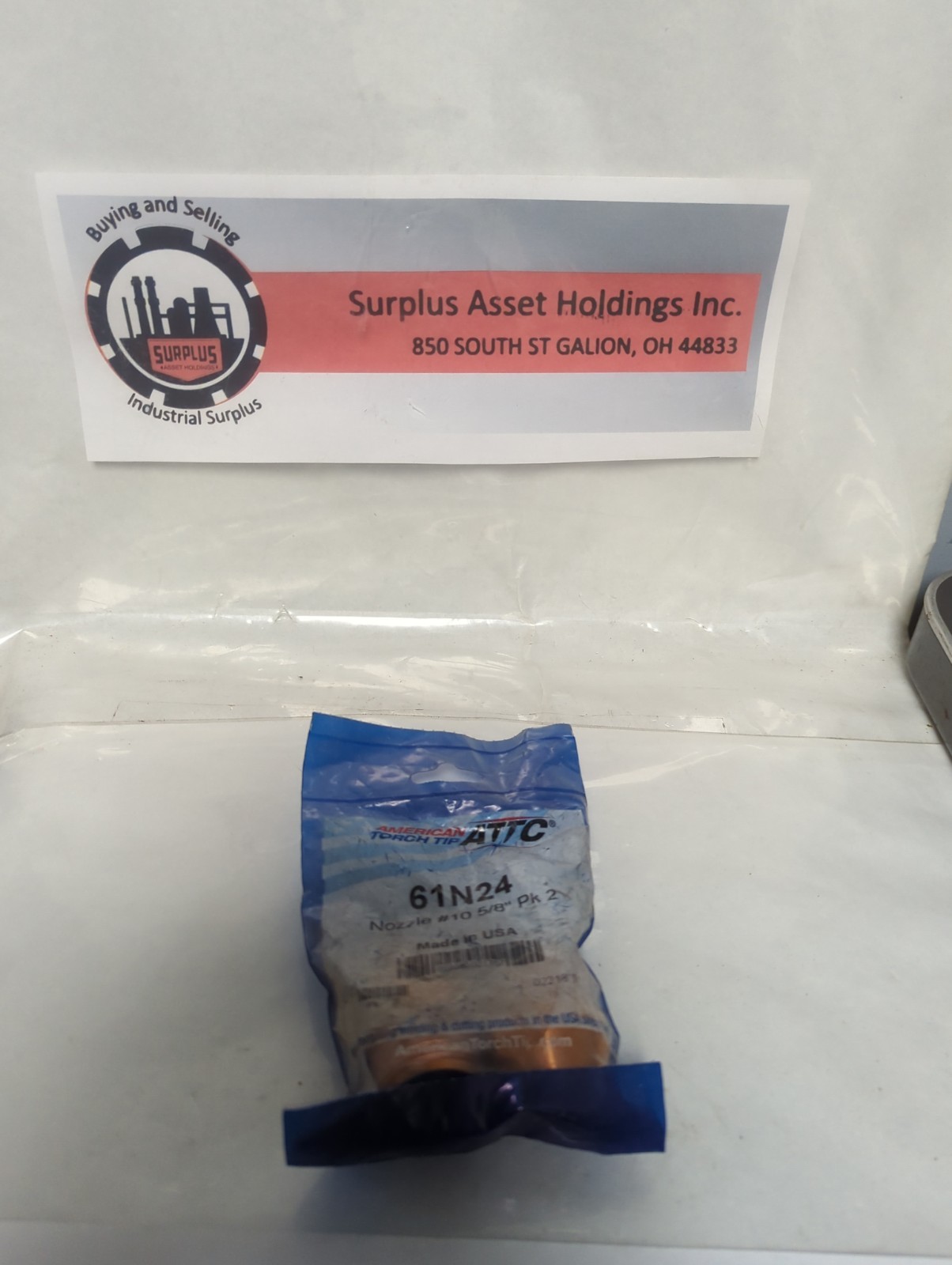 ATTC,61N24,NOZZLE #10 5/8 INCH PACK OF 2 PCS NOS