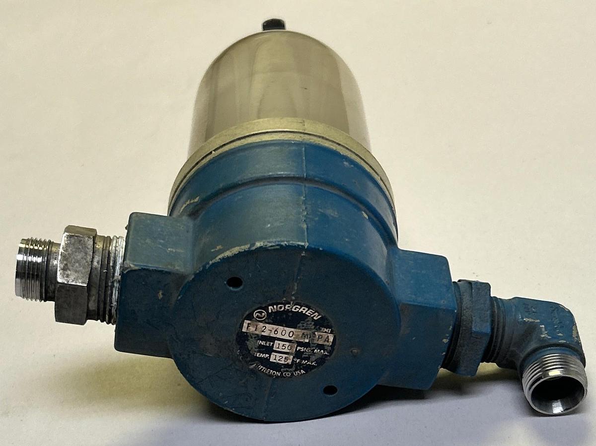 Used NORGREN,F12-600-M3PA,FILTER 3/4INNPT 150PSI