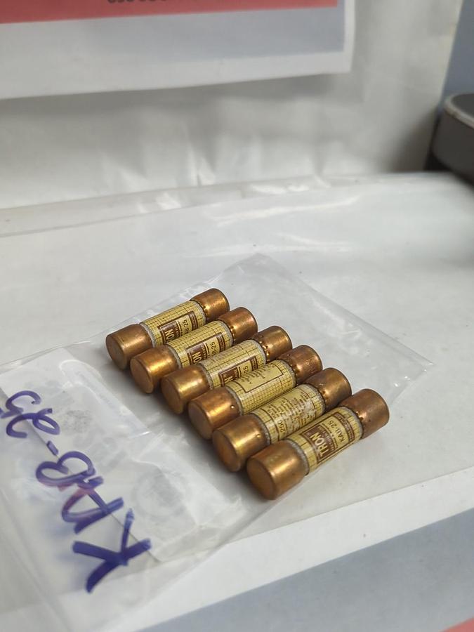 Used COOPER BUSSMANN,KAB-25,TRON 25 AMP FUSE LOT OF 6 PRE-OWNED