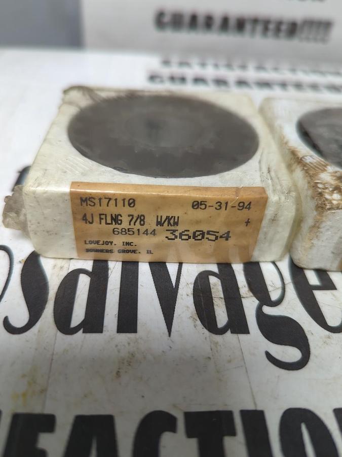 LOVEJOY,36054 4J FLNG 7/8 W/KW,FLEX FLANGE LOT OF 3 NOS