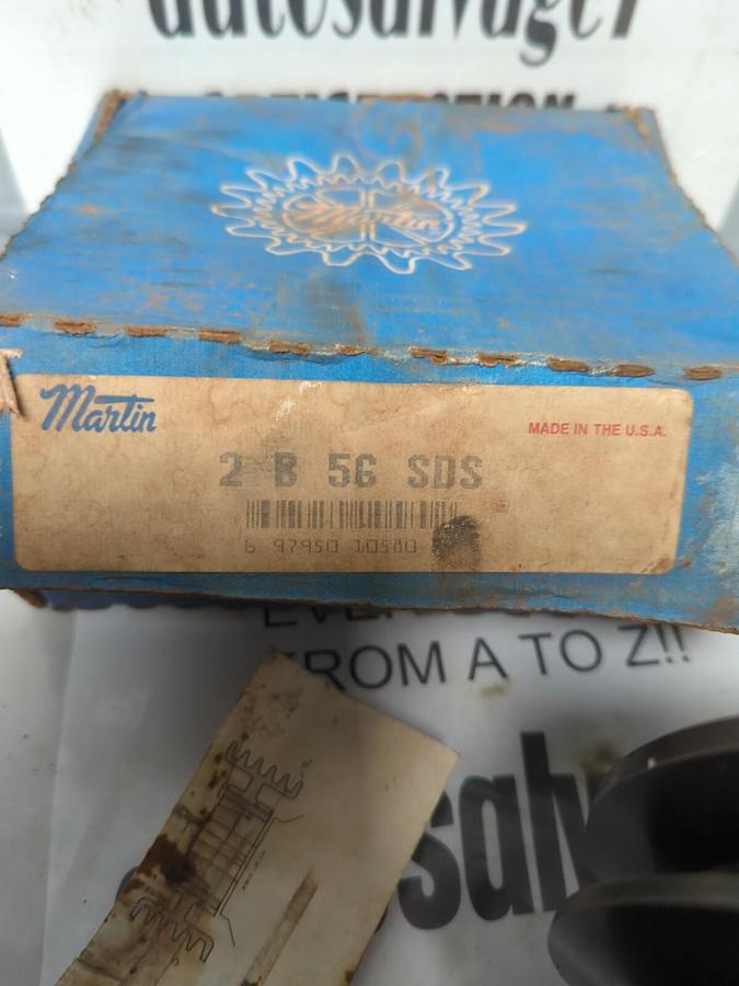 MARTIN,2B5G SDS,2-GROOVE PULLEY SHEAVE NOS