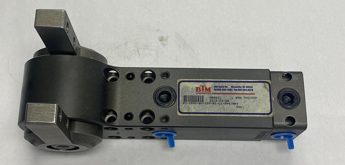 BTM,PC-1500-S0-130-R1-L1-FP4/RP4,Pneumatic Power Clamp NOS