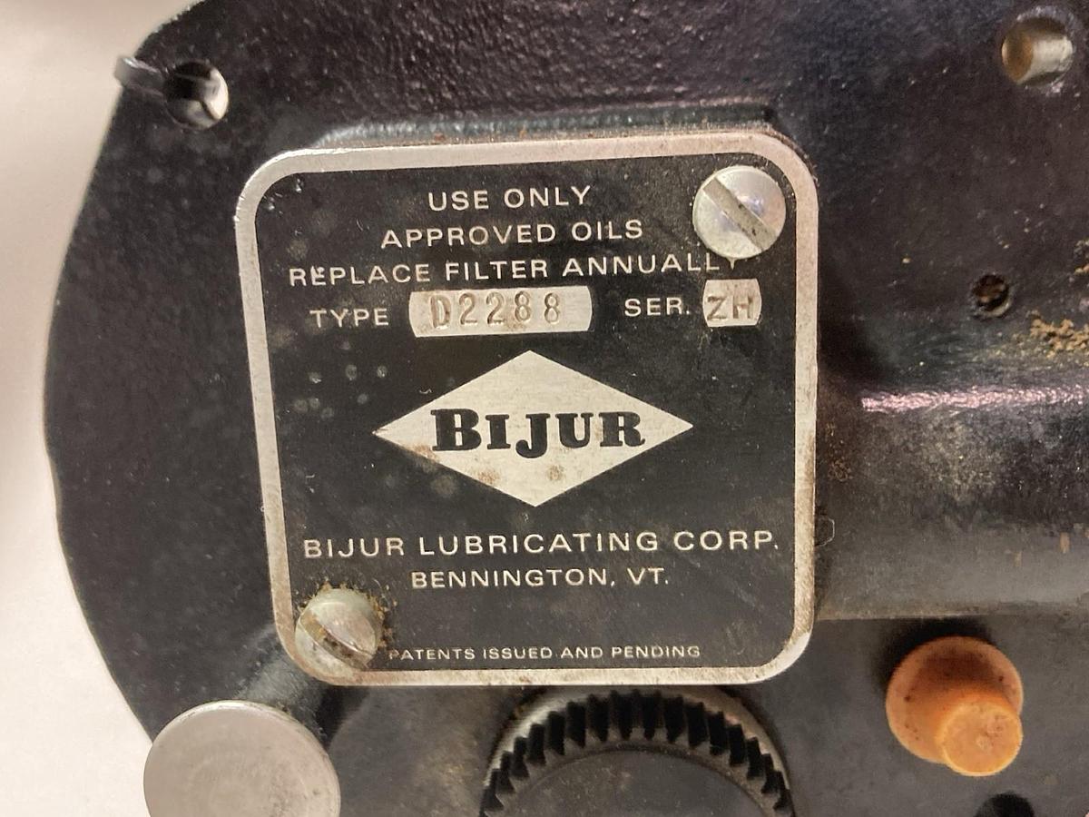 Used Bijur,Type D-2288,Hydraulic Lubricator Pump