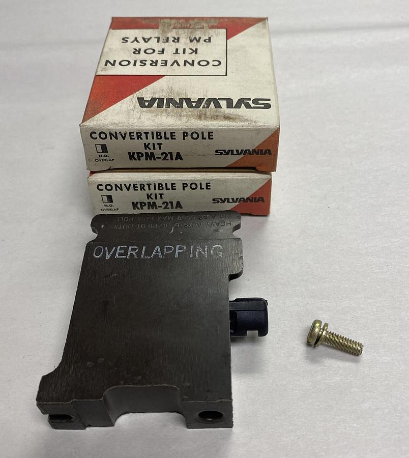 SYLVANIA,KPM-21A,CONVERTIBLE POLE KIT LOT OF 2 NOS