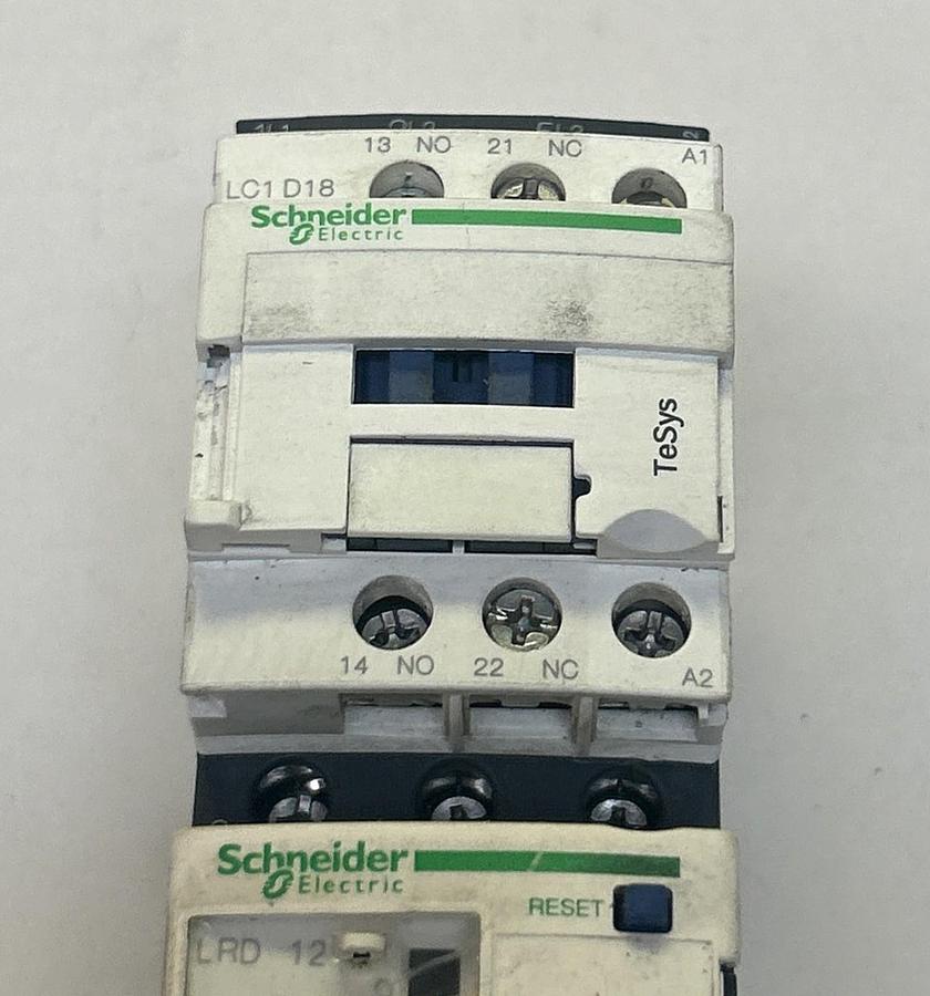Used SCHNEIDER ELECTRIC,LC1D18,CONTACTOR