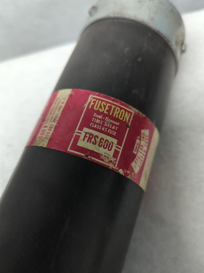 Used COOPER BUSSMANN,FRS-600,FUSETRON 600 AMP FUSE PRE-OWNED